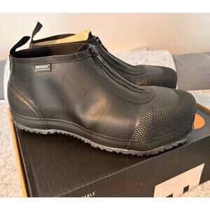 Bogs Overshoe Zip Comp Toe Waterproof Boot Black Size US10 M EUR43 unisex